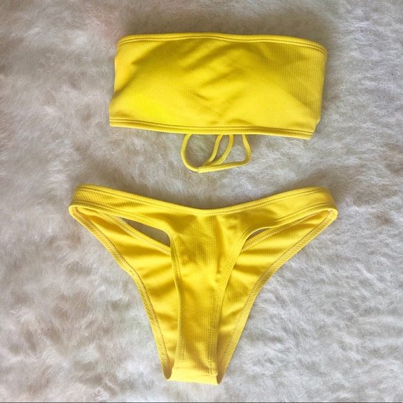 💛2/$20! Yellow bikini - bottom free! - Picture 1 of 2